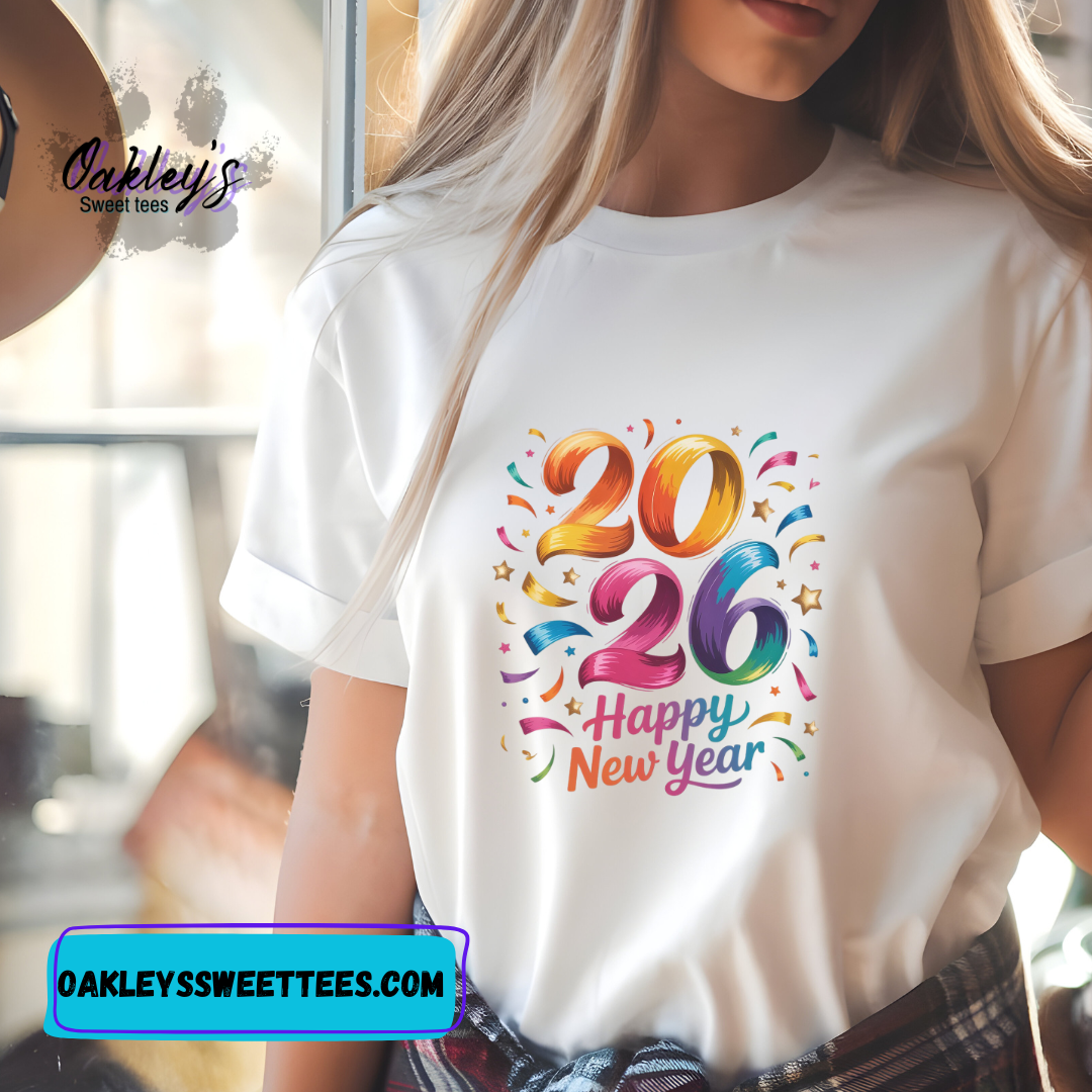 2026 New Year's confetti | Tee