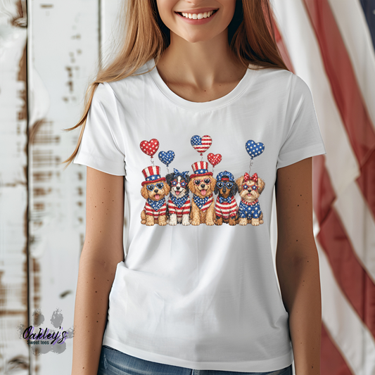 4th of July Pups | Tee
