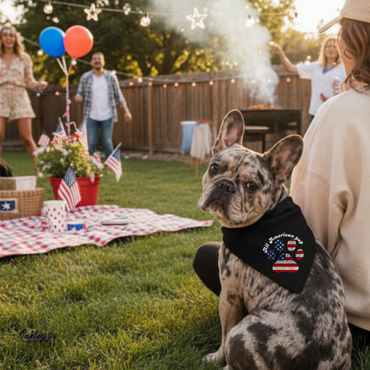 All American pup bandana | 4th of July