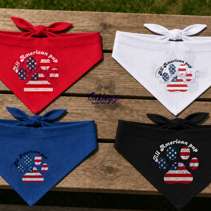 All American pup bandana | 4th of July