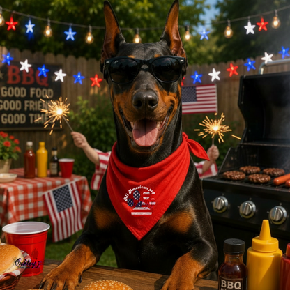 All American pup bandana | 4th of July