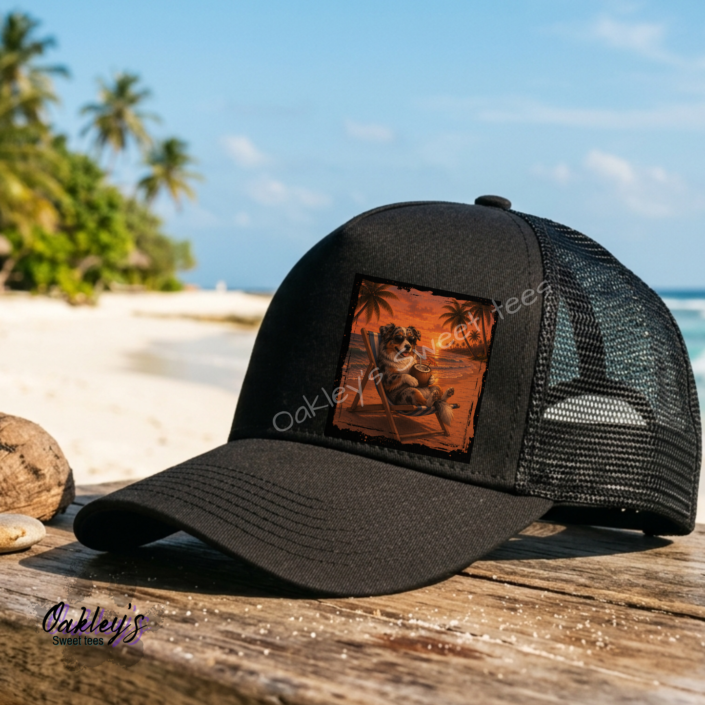 Summer Sunset doggos | Trucker hat