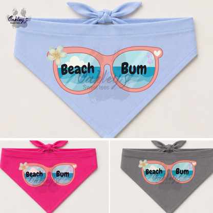 Beach bum bandana (sunglasses) | Summer pup collection