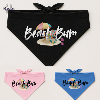 Beach bum bandana | Summer pup collection