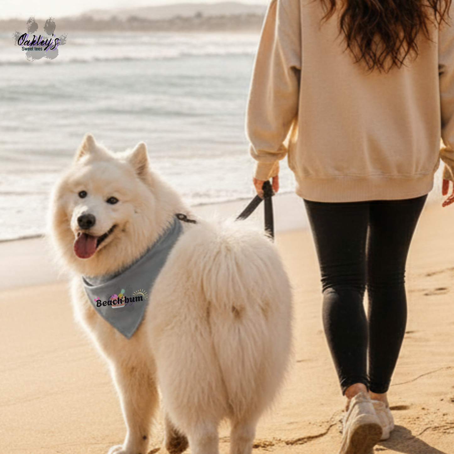 Beach bum bandana (bag) | Summer pup collection