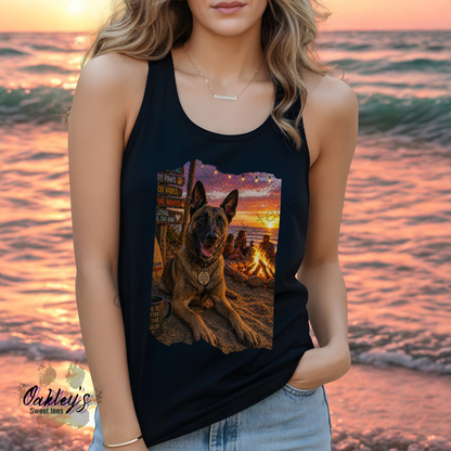 Beach party Belgian Malinois | Tank top