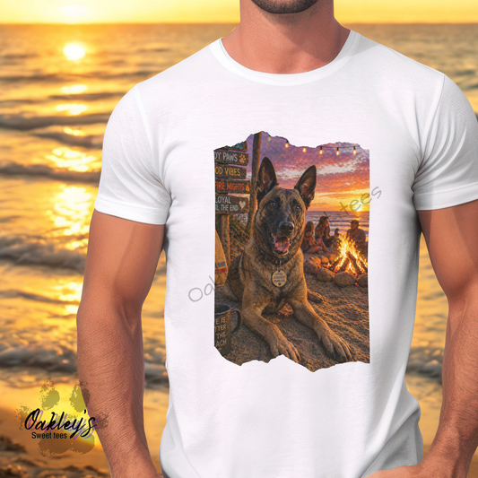 Beach party Belgian Malinois | Tee
