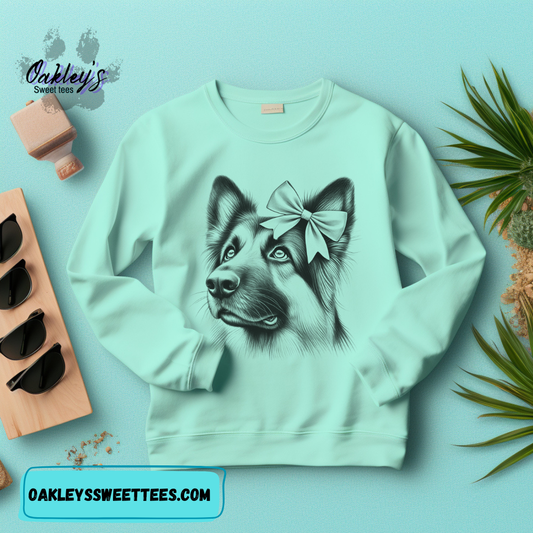 Beautiful German Shepherd | Crew neck