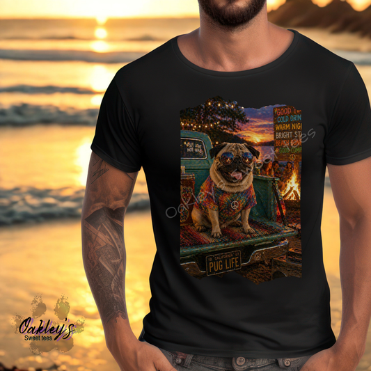 Bonfire party Pug | Tee