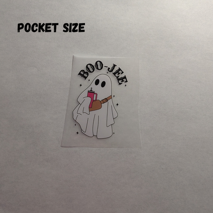 Boo - jee - ready made print - Tshirt Pocket size design