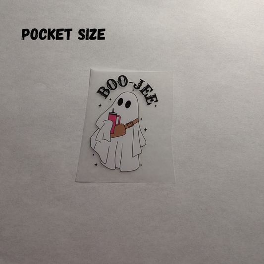 Boo - jee - ready made print - Tshirt Pocket size design