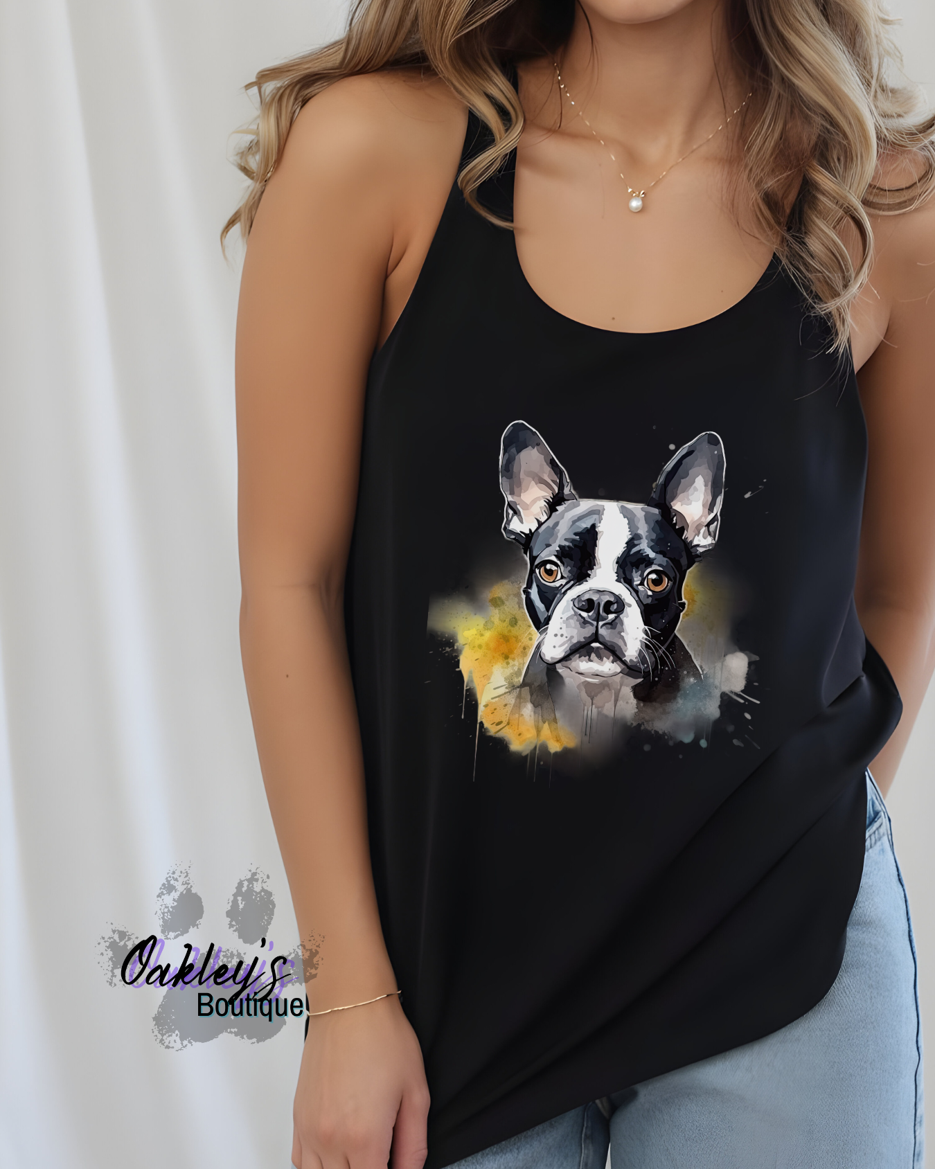 Boston portrait tank