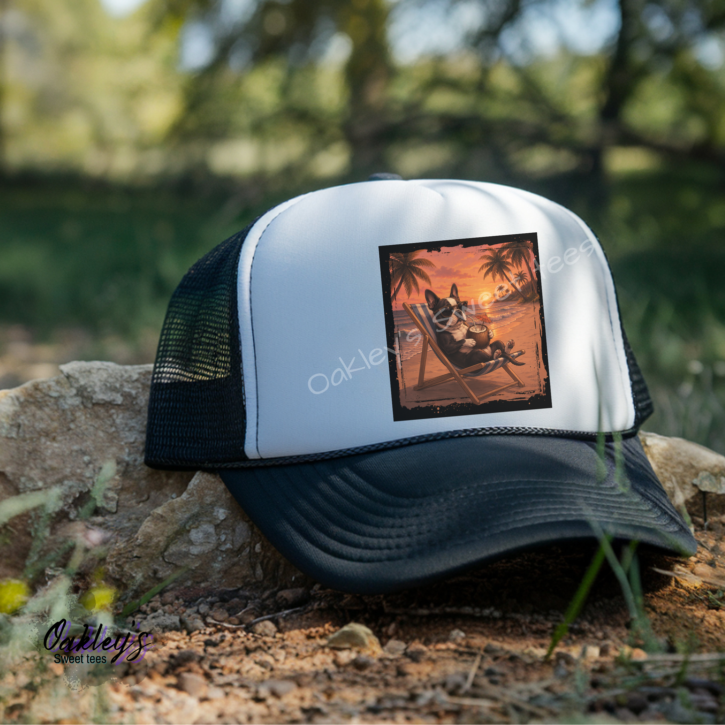 Summer Sunset doggos | Trucker hat