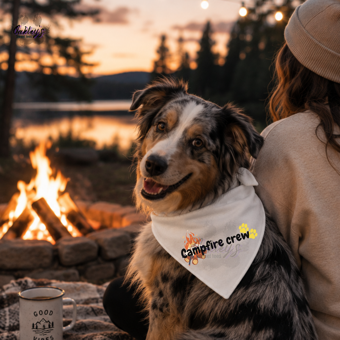 Campfire crew bandana | Summer pup collection