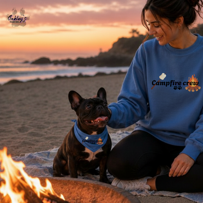 Campfire crew (roasting) bandana | Summer pup collection