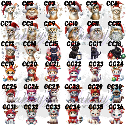 Dog and Cat Christmas ornaments