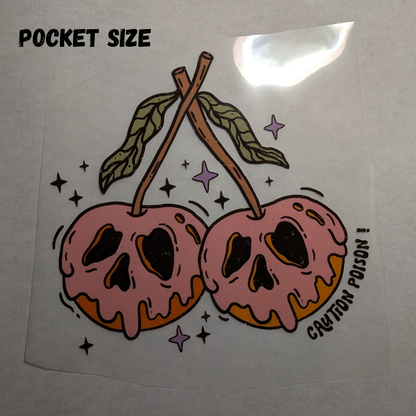 Caution poison : Ready made print T-shirt Pocket size