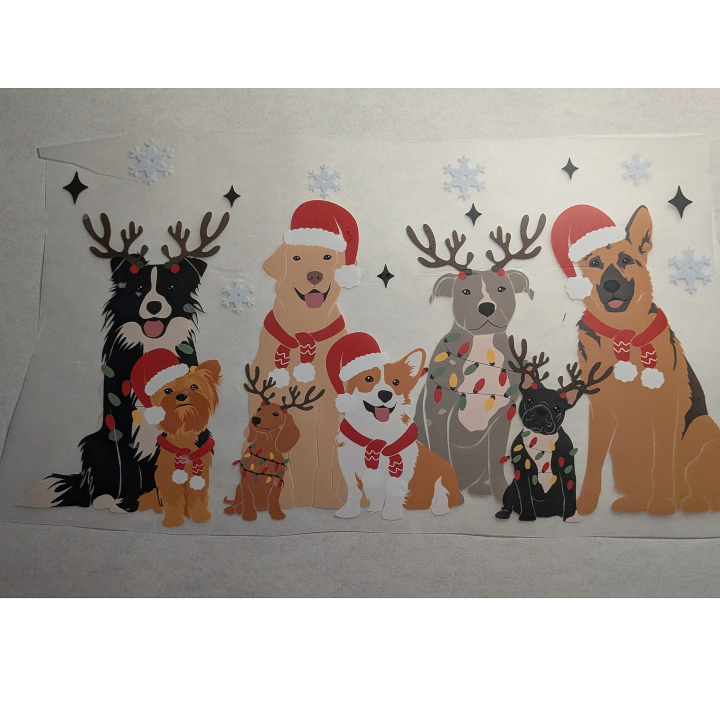 Christmas dogs : Ready made print T-shirt