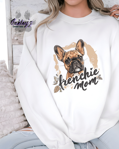 Frenchie Mom (fawn frenchie) | Crew neck Sweatshirt