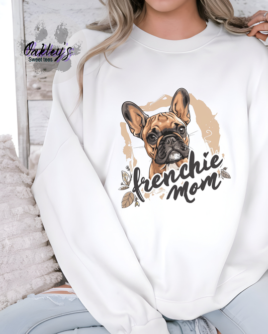 Frenchie Mom (fawn frenchie) | Crew neck Sweatshirt