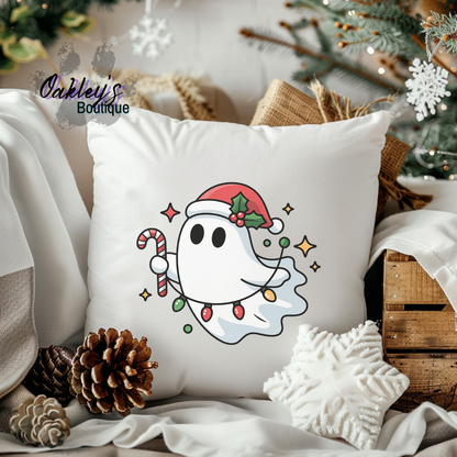 Holiday throw pillow cover (17.7x17.7)
