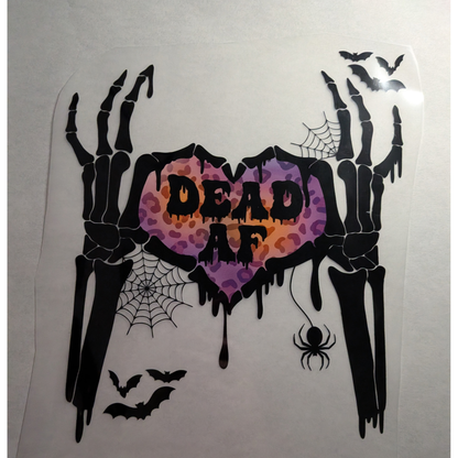 Dead AF : Ready made print T-shirt