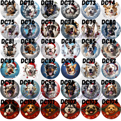 Dog and Cat Christmas ornaments