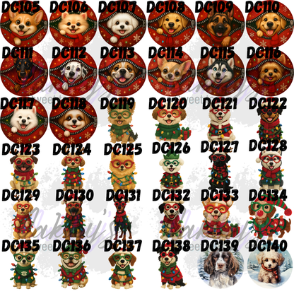 Dog and Cat Christmas ornaments