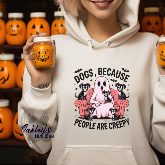 Dogs, because people are creepy Hoodie