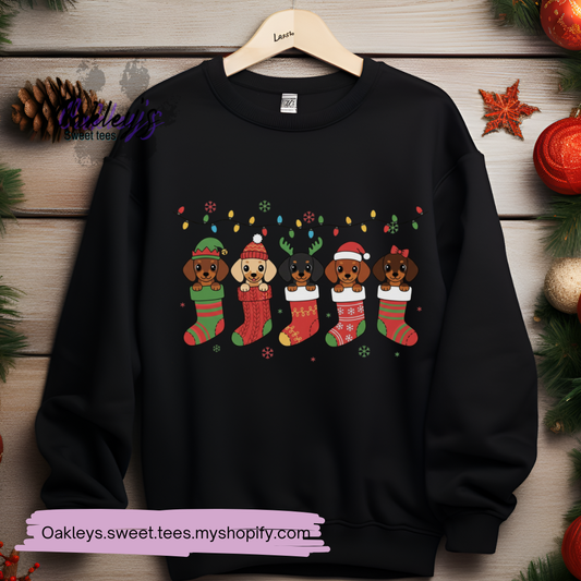 Doxies in stockings | Crew neck
