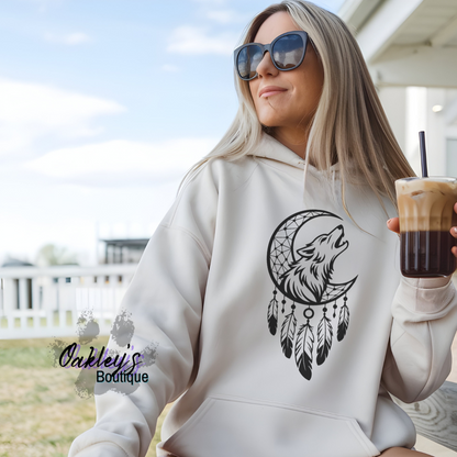 Dream Catcher Wolf | hoodie