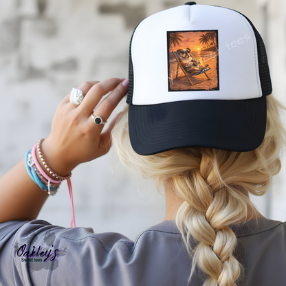 Summer Sunset doggos | Trucker hat