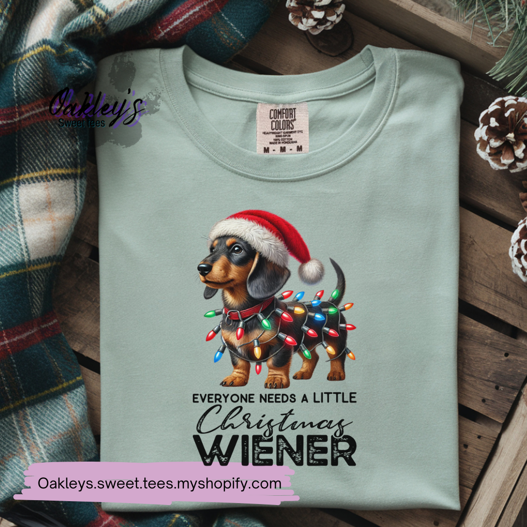 Everyone needs a little Christmas wiener | Tee