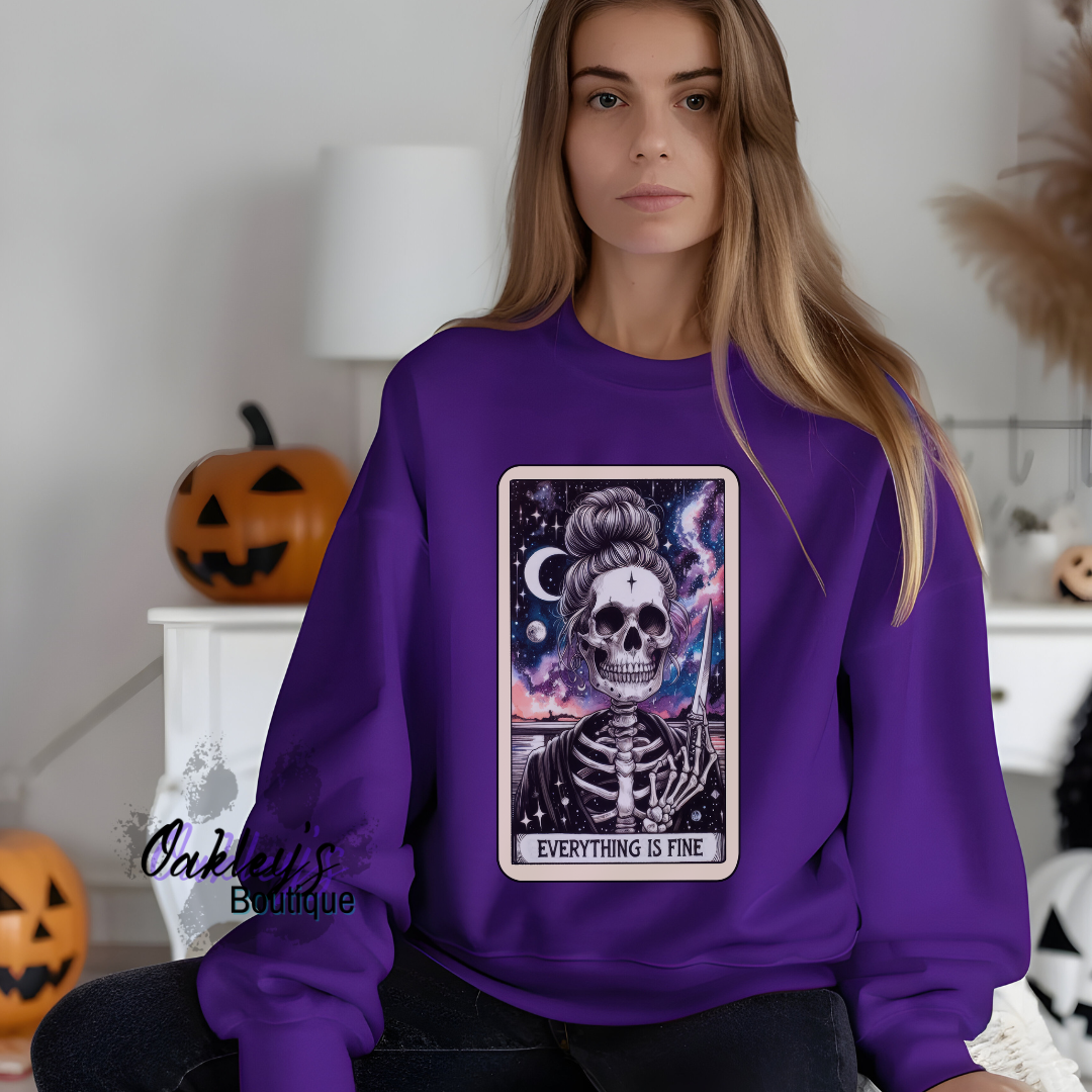 Everything is fine crew neck