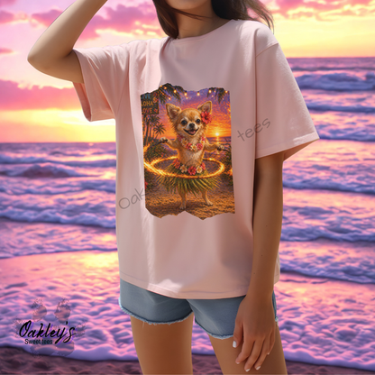 Fire dancing Chihuahua  | Tee