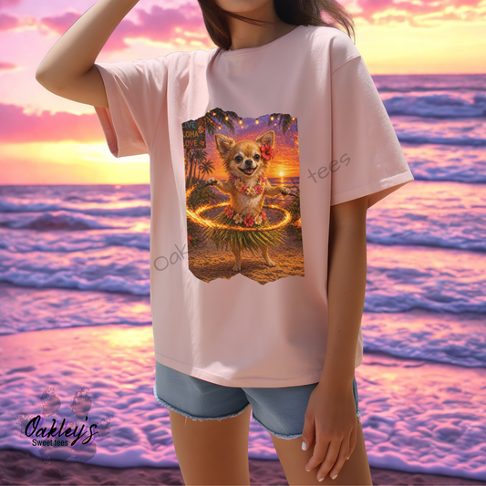 Fire dancing Chihuahua  | Tee