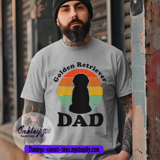 Golden Retriever Dad | Tee