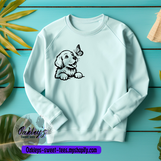 Golden Butterfly | Crew neck