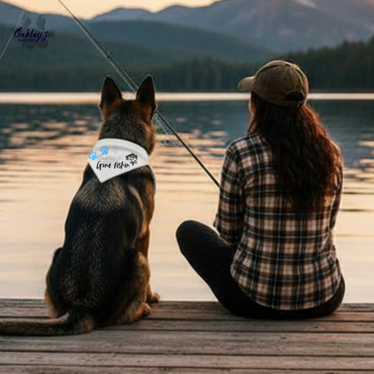 Gone fishin' bandana | Summer pup collection