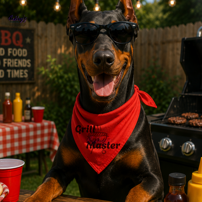 Grill Master (BBQ) bandana | Summer pup collection