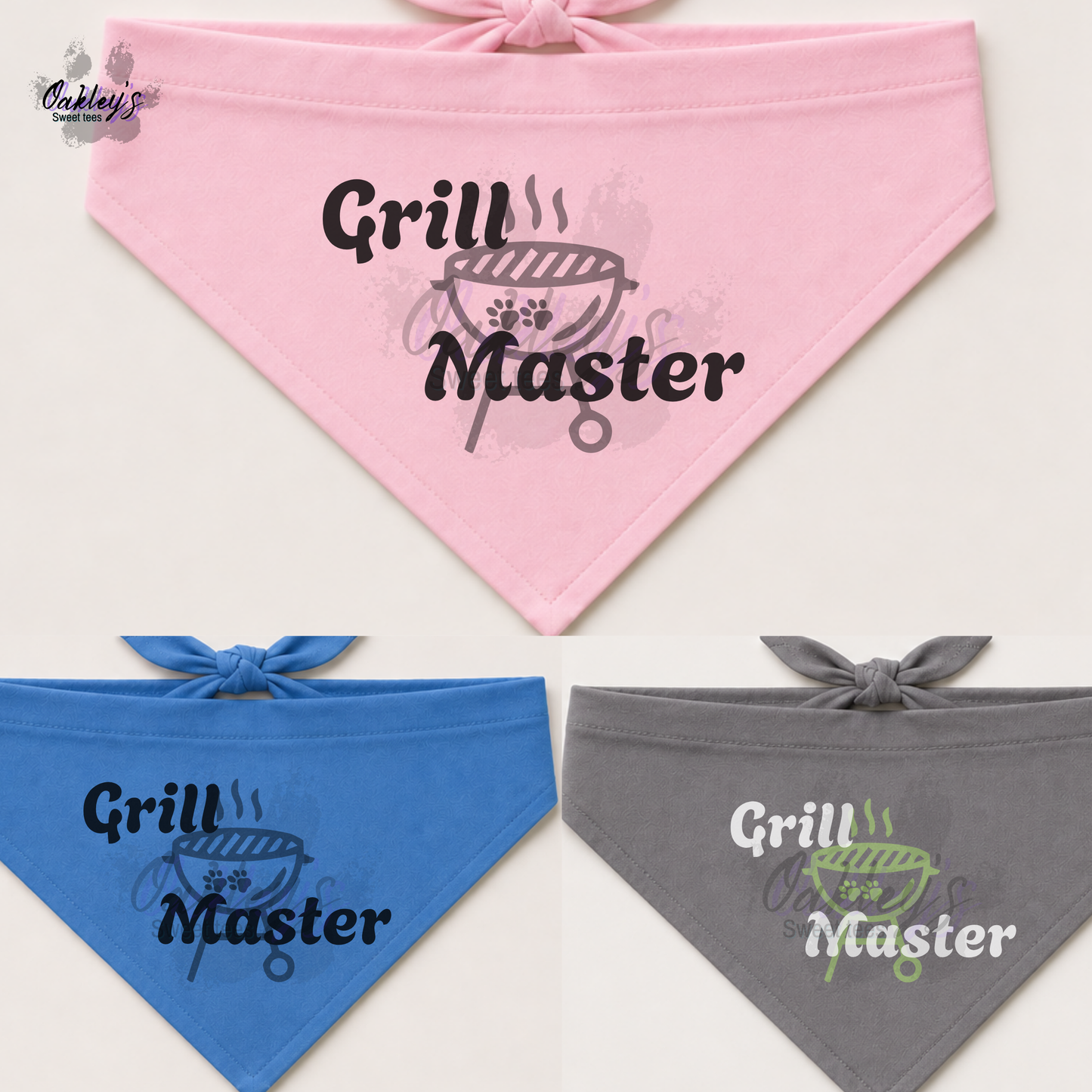 Grill Master (BBQ) bandana | Summer pup collection