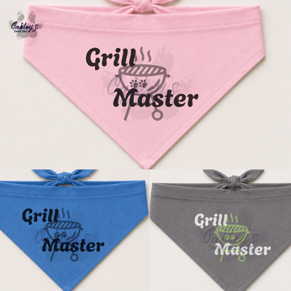 Grill Master (BBQ) bandana | Summer pup collection