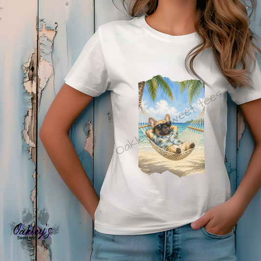 Hammock hangin' Frenchie  | Tee