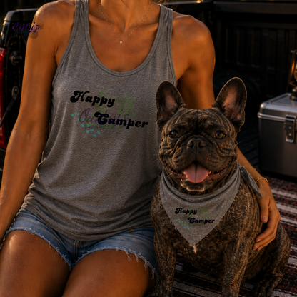 Happy Camper (tent) bandana | Summer pup collection
