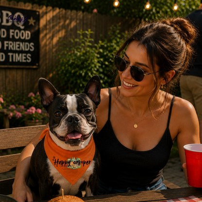 Happy Camper bandana | Summer pup collection