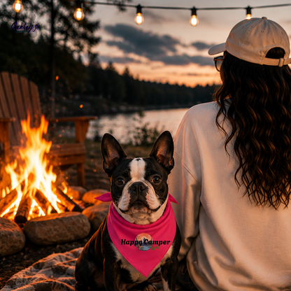 Happy Camper(sunset) bandana | Summer pup collection