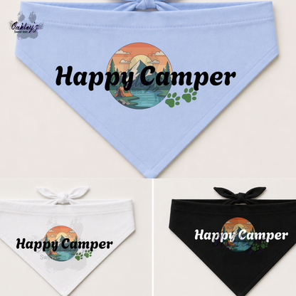 Happy Camper(sunset) bandana | Summer pup collection