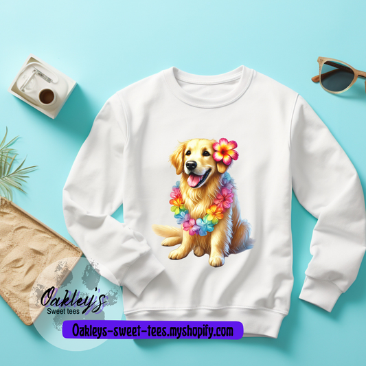 Hawaiian Golden Retriever | Crew neck