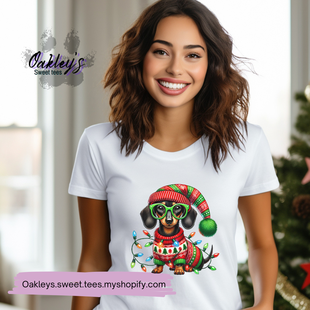 Holiday Doxie  | Tee