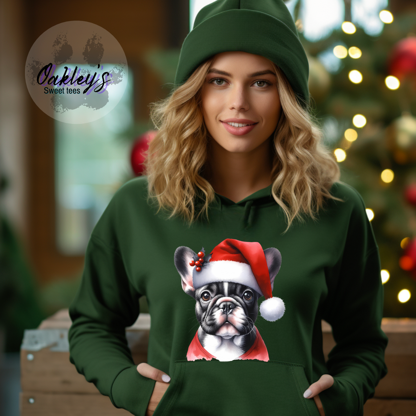 Santa Frenchie | hoodie